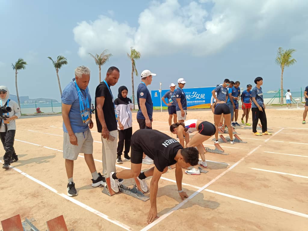لاعبوا ولاعبات القوى والمصارعة يكثفون تدريباتهم بسانيا استعداداً للدورة